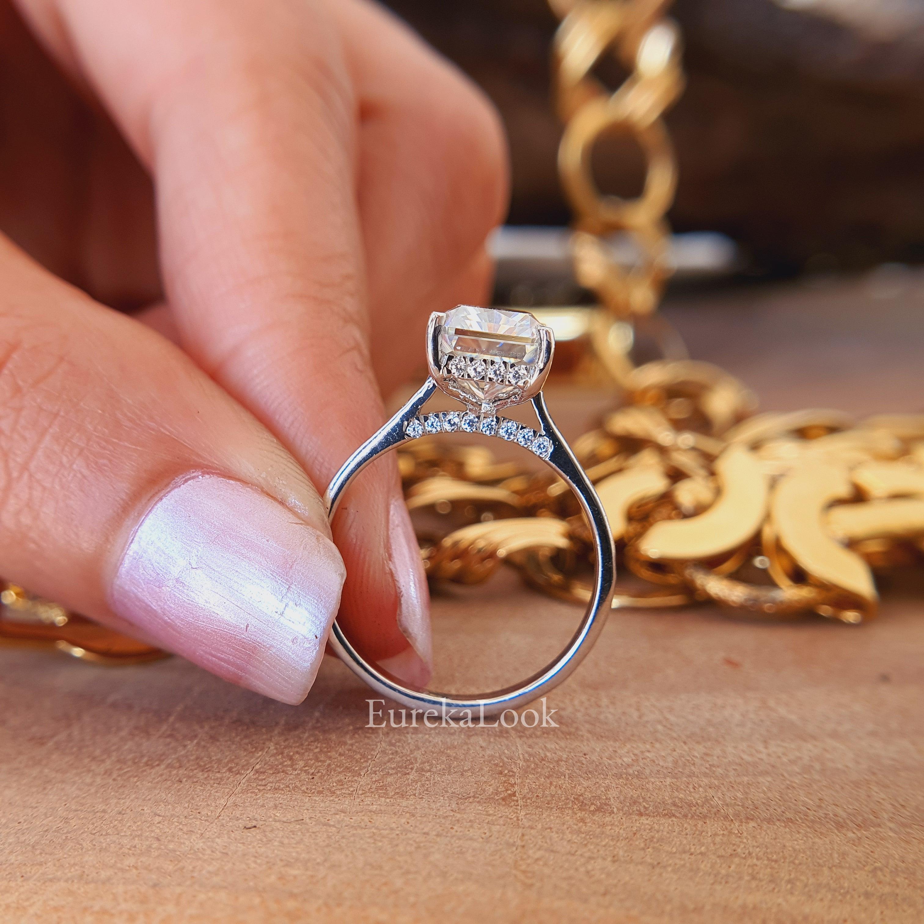 Custom 6 Carat Radiant Diamond Engagement Ring, Robert Pelliccia
